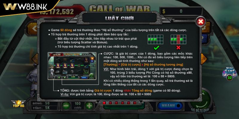 Khám Phá Call Of War W88 Và Bí Quyết Săn Hũ Trúng Thưởng Lớn 1 Khám phá Call of War W88 chiến tranh