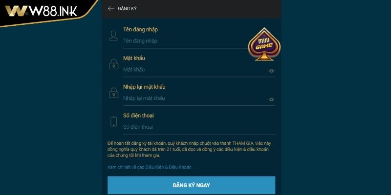 Đăng ký w88 3 Hướng dẫn đăng ký W88