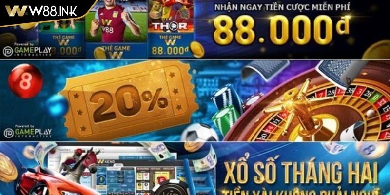 Khuyến Mãi W88 - Cập Nhật Sự Kiện Tặng Thưởng Hấp Dẫn 3 Cách nhận khuyến mãi W88